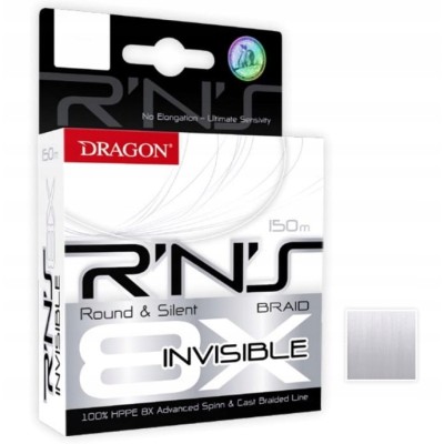 Dragon Plecionka R'N'S 8X Invisible 0.08mm/150m/5.9kg