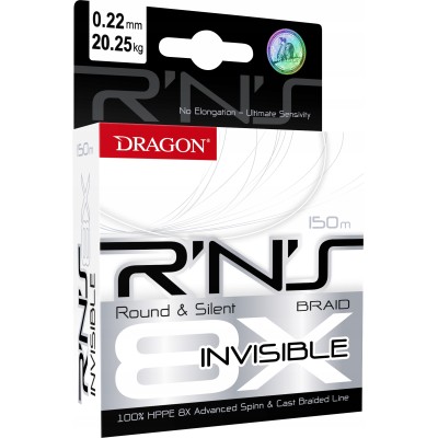 Dragon Plecionka R'N'S 8X Invisible 0.20mm/150m/18.7kg