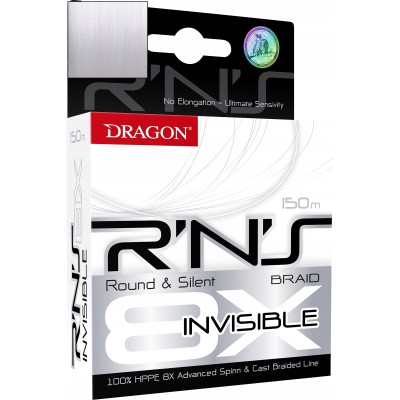 Dragon Plecionka R'N'S 8X Invisible 0.08mm/150m/5.9kg