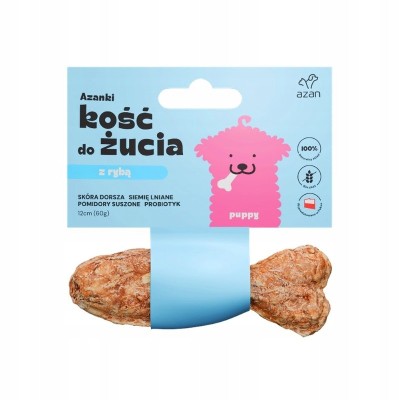 Kość z dorszem puppy rybka 12 cm AZANKI