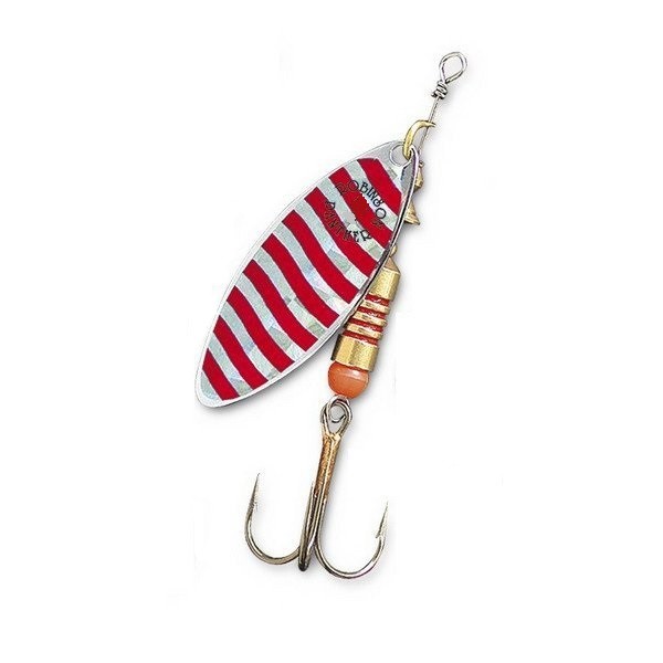 Robinson Błystka Obrotowa Panther 3/8g Srebrna/Czerwone paski