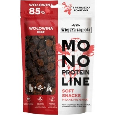 Przysmk dla psa monoproteinowe miekkie wołowina  115g WIEJSKA ZAGRODA