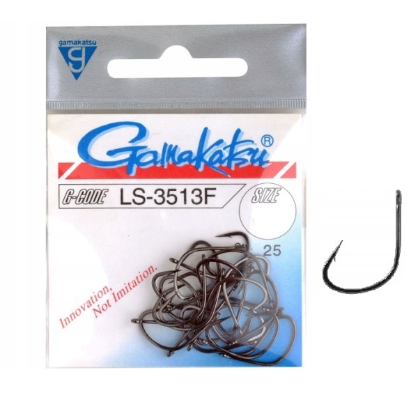 Gamakatsu Haki LS-3513F Black r.6/25 szt.