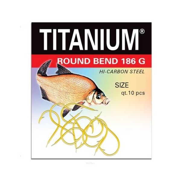 Robinson Haki Titanium Round Bend r.6/10 szt.