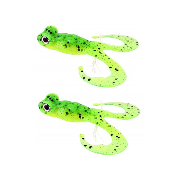 Gunki BULL FROG 100 Lime Chart Pepper 2szt.
