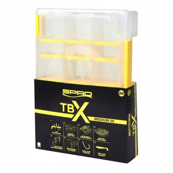 Spro Pudełko Tbx 50M Clear 250x175x50cm