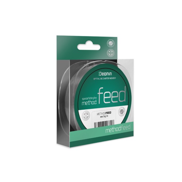 Żyłka Delphin Method Feeder szara/0,20mm/8,1lbs/150m
