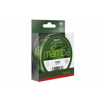 Żyłka Delphin MAMBA Feeder/kamuflaż/ 0,18mm/ 6,3lbs/ 200m