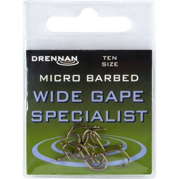 Drennan Haki WIDE GAPE SPECIALIST nr.10/10szt.