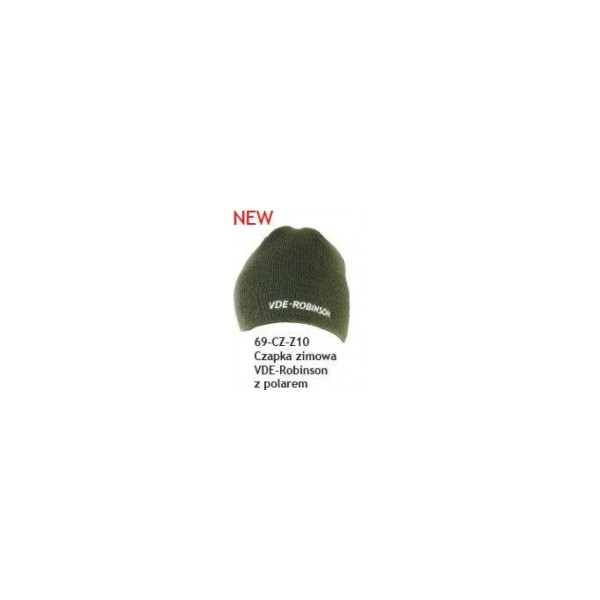 Robinson Czapka Zimowa z Polarem Khaki