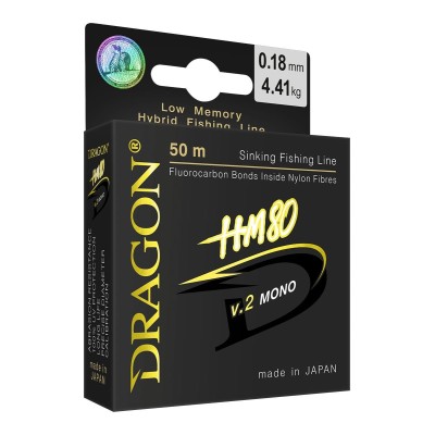 Dragon Żyłka HM80 v.2 Mono 0.250mm/7.59kg/150m