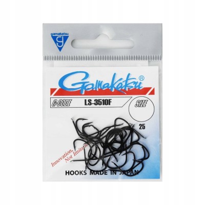 Gamakatsu Haki LS-3510F Black r.6/25 szt.
