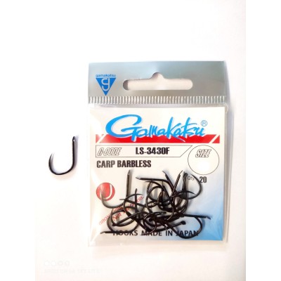 Gamakatsu Haki LS-3430F Black Bezzadziorowe r.12/20 szt.