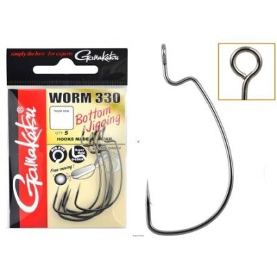 Gamakatsu Haki Offset Worm 330 r.1/0-6 szt.
