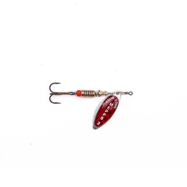 Mepps Aglia Long Redbo Srebrna nr.2/7g