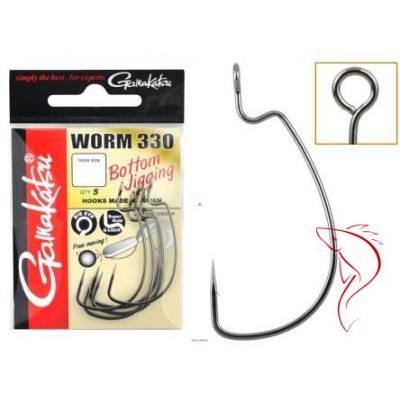 Gamakatsu Haki 330 Worm Jigging r.4/ 6 szt.