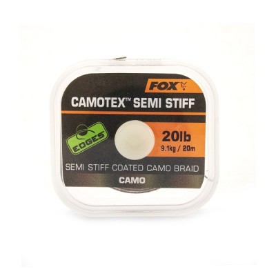 Fox Camotex Semi Stiff Plecionka Przyponowa 20lb/20m