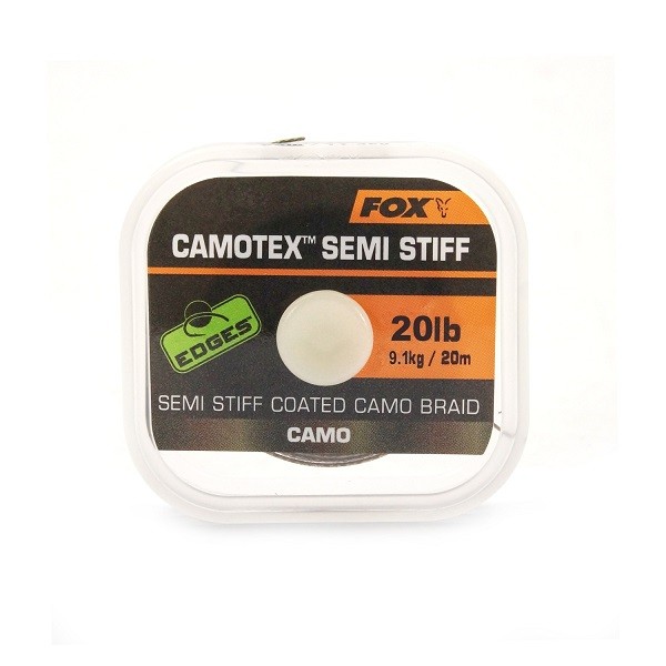 Fox Camotex Semi Stiff Plecionka Przyponowa 20lb/20m