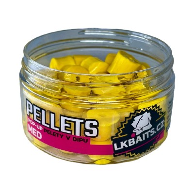 LK Baits Pop Up Pellets in Dip Honey 12mm/40g