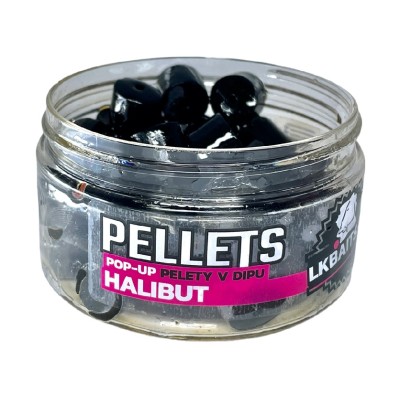 LK Baits Pop Up Pellets in Dip Halibut 12mm/40g