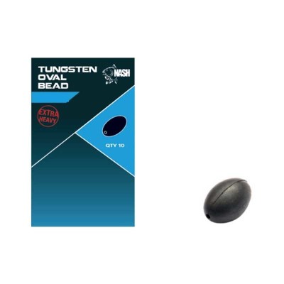 Nash Koraliki Tungsten Oval Bead 6mm/10szt