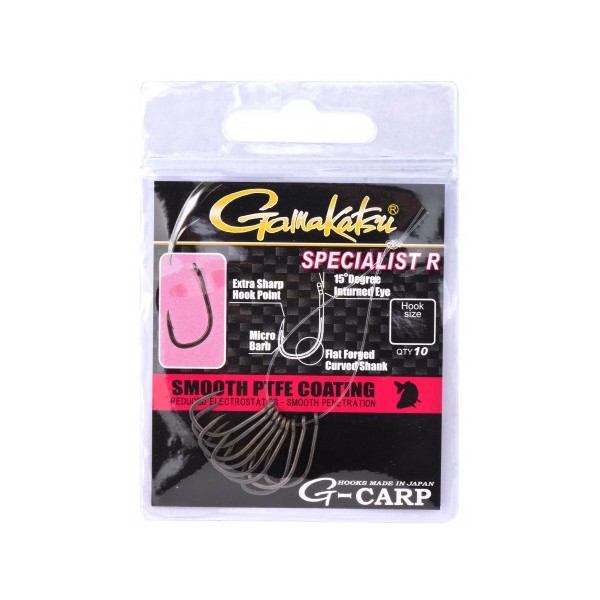 Gamakatsu Haki G-carp Specialist Grey #6/10szt