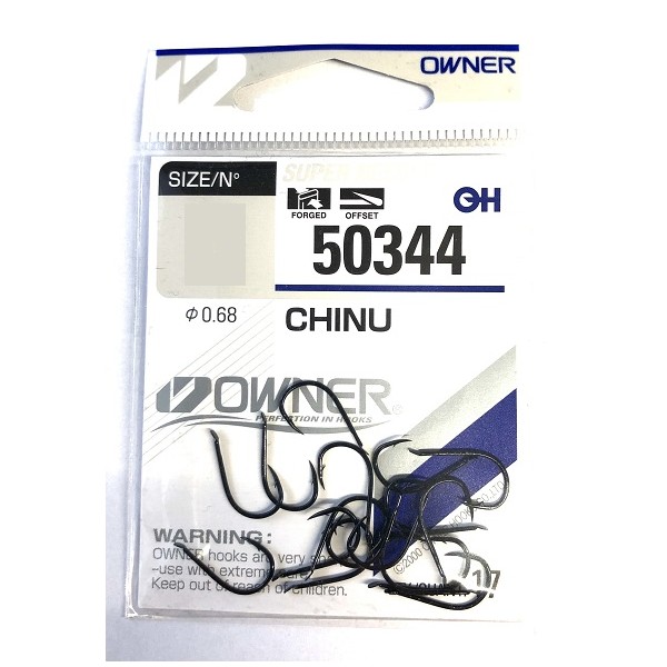 Owner Haczyki Chinu r.6/17szt.
