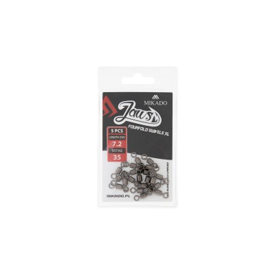 Mikado Krętlik Fourfold Swivels XL 35kg/5szt