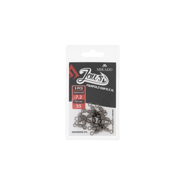Mikado Krętlik Fourfold Swivels XL 35kg/5szt