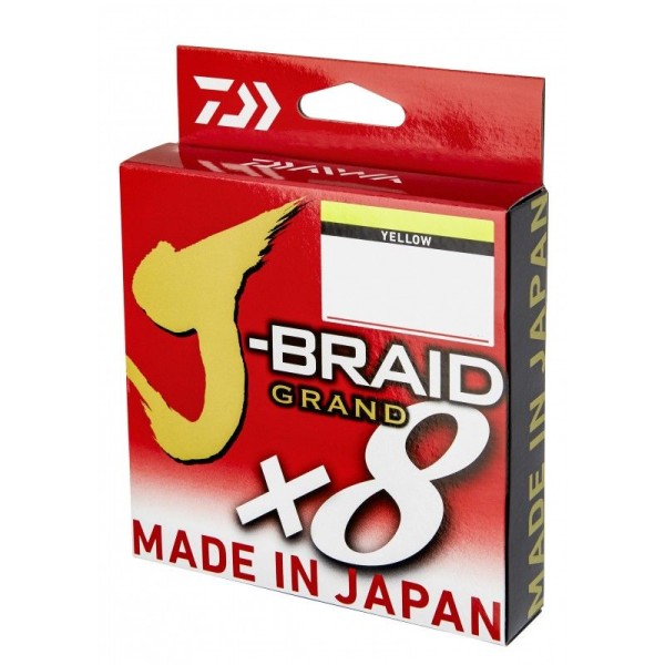 Daiwa Plecionka 0,13mm/8,5kg/135m J-Braid Grand X8 Chartreuse