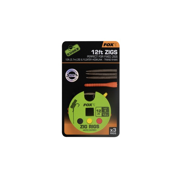 Fox Edges Zig Rig 8/12lb/3szt
