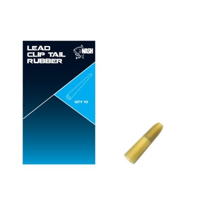 Nash Lead Clip Tail Rubber/10szt