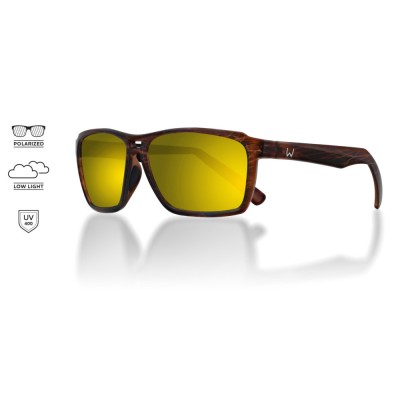 Westin Okulary W6 Street 150 - Matte Brown Stripe/Yellow