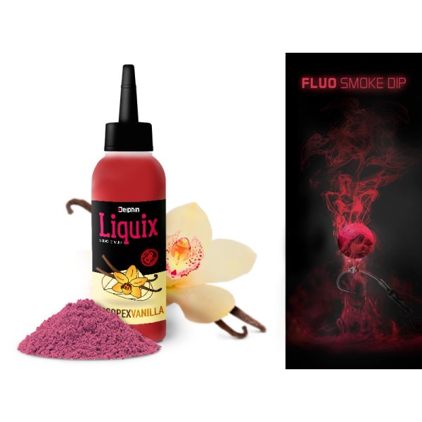 Delphin Fluo dip D SNAX LiquiX Scopex-Vanilla/100ml