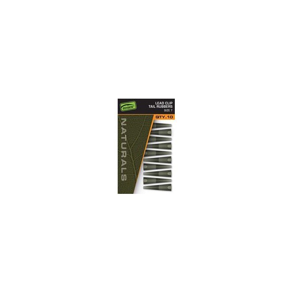 Fox Naturals Lead Clips Tail Rubbers #7/10szt