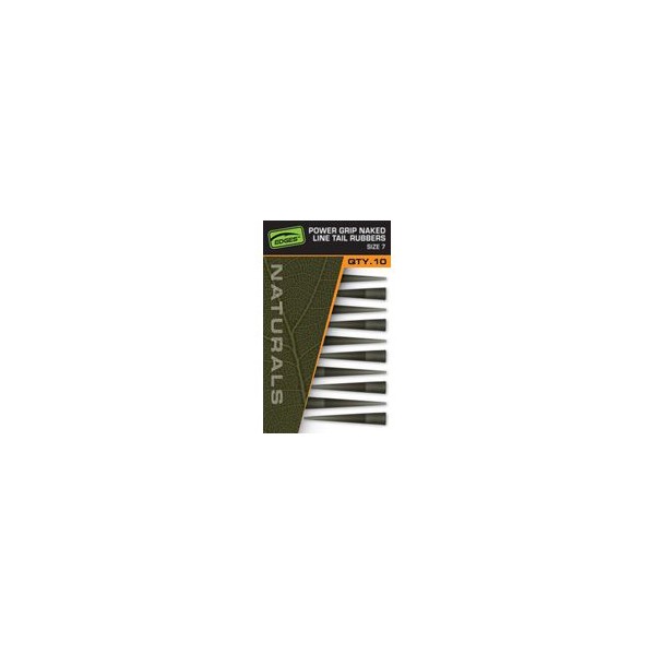 Fox Naturals Power Grip Naked Line Tail Rubbers #7/10szt