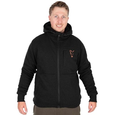 Fox Kurtka Collection Sherpa Jacket Black & Orange #M