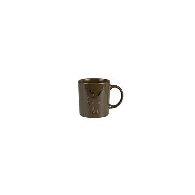 Fox Kubek Green & Camo Head Ceramic Mug