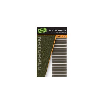 Fox Edges Silicone Sleeves 3mm x 25mm //15szt