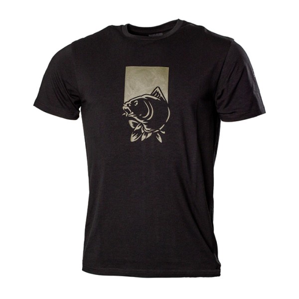 Nash Koszulka Make It Happen T-Shirt Fish Logo Black #S