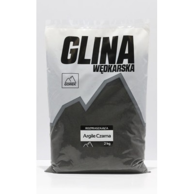 Górek Glina Argile Czarna Rozpraszająca 2kg