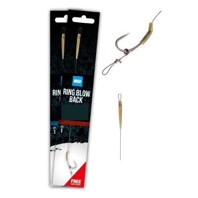 Nash Przypon Ring Blow Back Rig Size 8