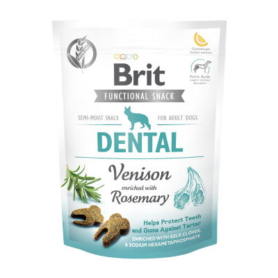 Brit functional snack -antyparasitic-salmon with chamomile 150g