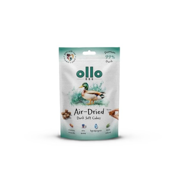 Ollo air dried Duck  cubes 80g
