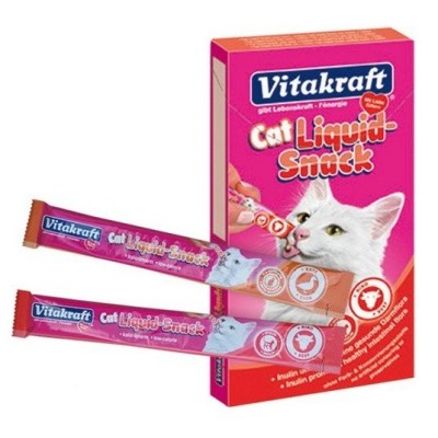 Cat LIQUID SNACK wołowina 1 szt /15g  VITAKRAFT