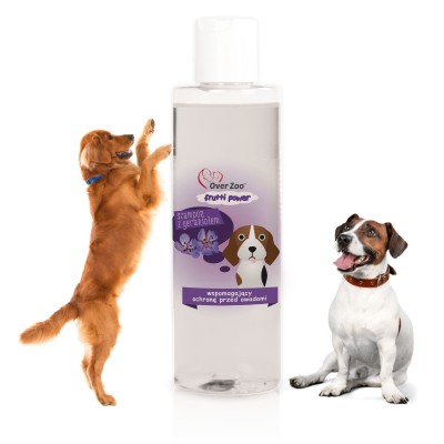 Szampon z geraniolem wspomagający ochrone przed owadami 200ml OVER ZOO