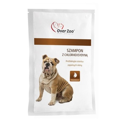 Szampon z chlorheksydyną w saszetce 20 ml OVER ZOO