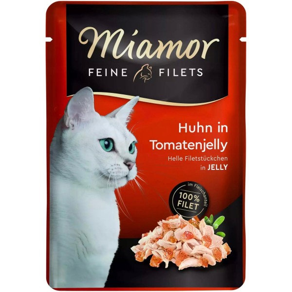 Saszetka miamor filet z  kurczaka z pomidorami 100g