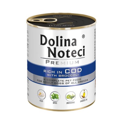 Karma dla psa dorsz i brokuł 800g DOLINA NOTECI
