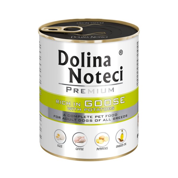 Karma dla psa gęś ziemniak 800g DOLINA NOTECI